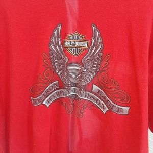Harley Davidson graphic tee Iron Eagle Larry's Harley Galeton PA Motocore 2XL